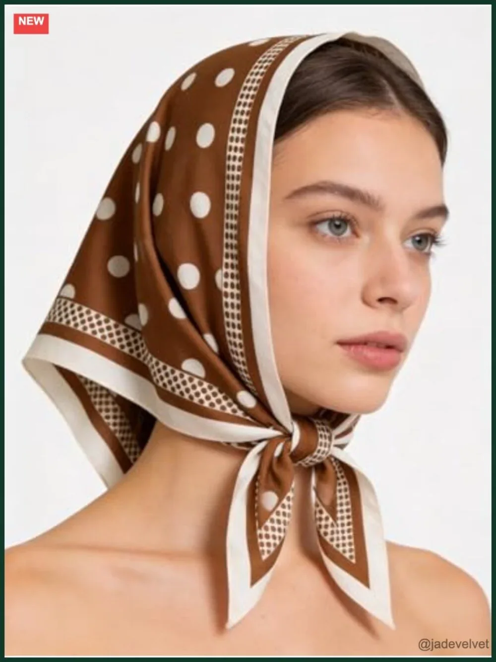 Lightweight Silk-Feel Triangle Scarf – Head Neck Hair Bandana, Evening Gift Wrap